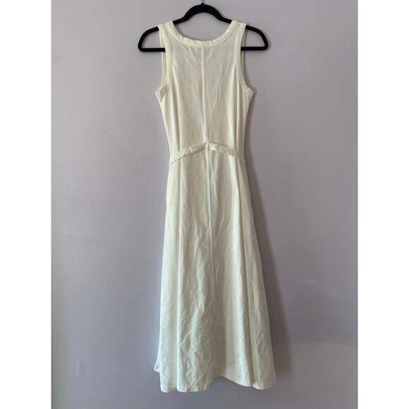 NWT La Ligne New York White Andie Tank Dress Maxi Long 100% Cotton Women size XS - Picture 8 of 12